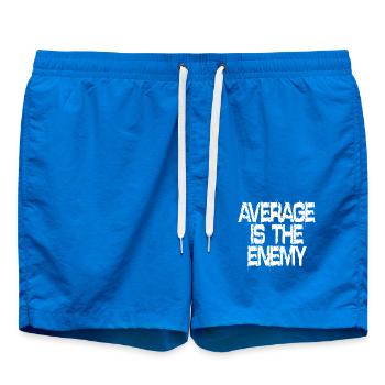 La moyenne est l’ennemi Sport d’entraînement Course à pied Fitness - Short de bain - cobalt blue - Devant