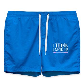 That ́s me sausage. Denglish - Swim Trunks - cobalt blue - Front