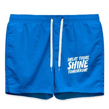 Transpirer aujourd’hui Briller demain Entraînement Sport Fitness - Short de bain - cobalt blue - Devant