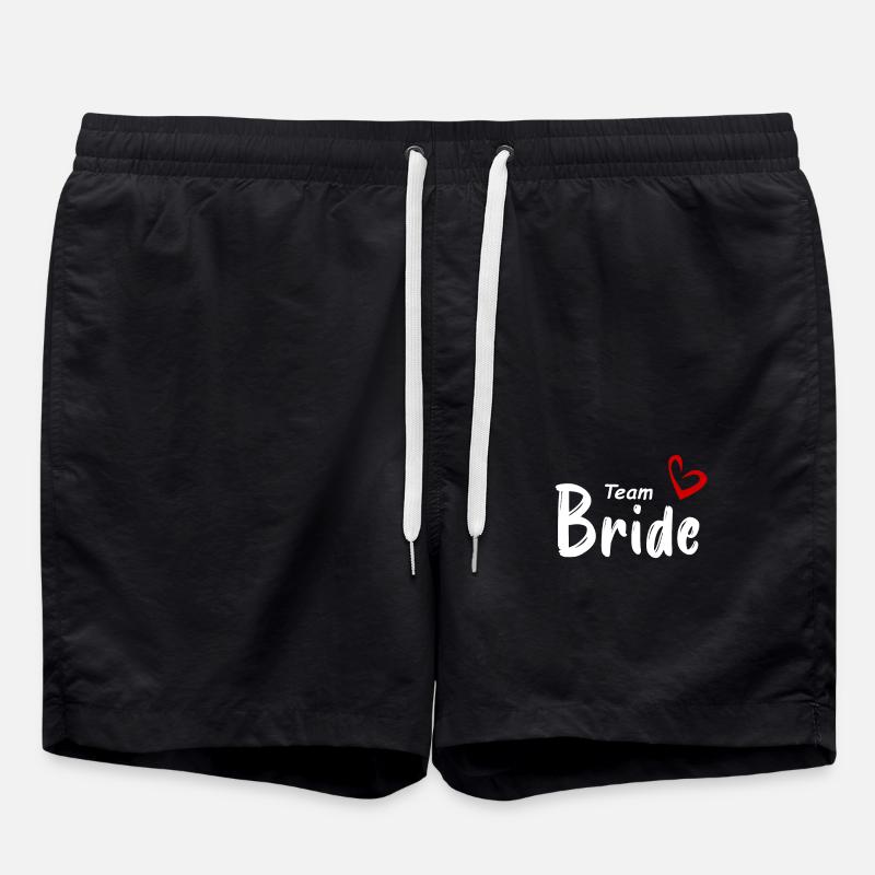 Team Bride - Swim Trunks - black