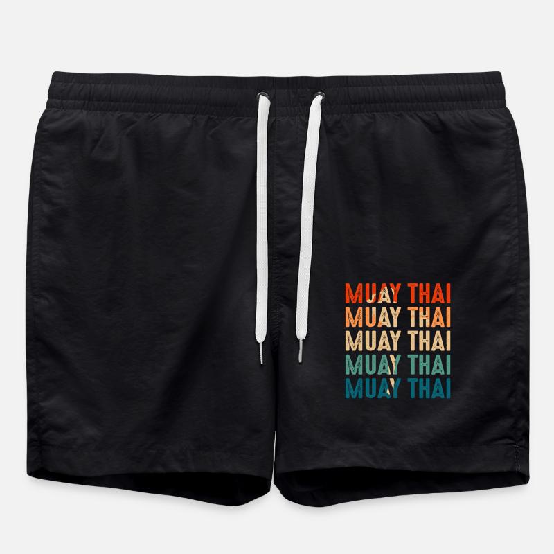 Muay Thaï - Short de bain - noir