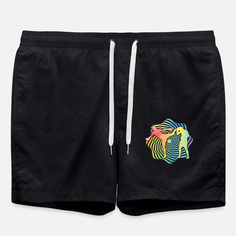 Muay Thai - Badeshorts - Schwarz