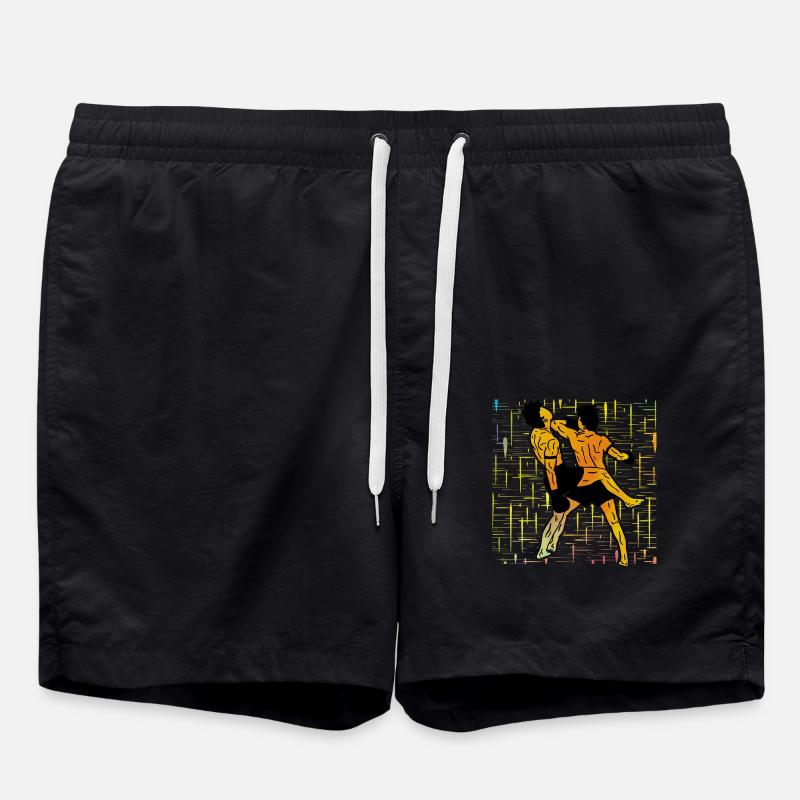 Muay Thai - Swim Trunks - black