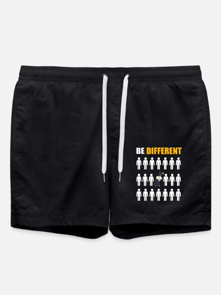 Sei anders Aikido - Badeshorts - Schwarz