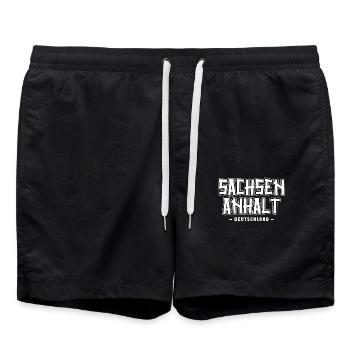 Saxe Auto-stoppeur Saxe Auto-stoppeur Saxe-Anhalt - Short de bain - noir - Devant - AI Model Male 185 light (185cm)