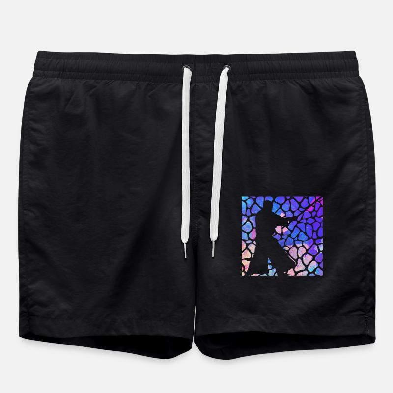 Aikido - Swim Trunks - black