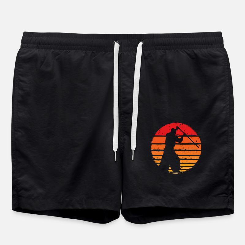 Aikido - Badeshorts - Schwarz