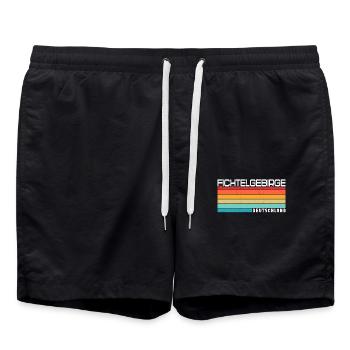 Fichtelgebirge - Short de bain - noir - Devant - AI Model Male 185 light (185cm)