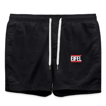 Eifel - Badeshorts - Schwarz - Vorne - AI Model Male 185 light (185cm)