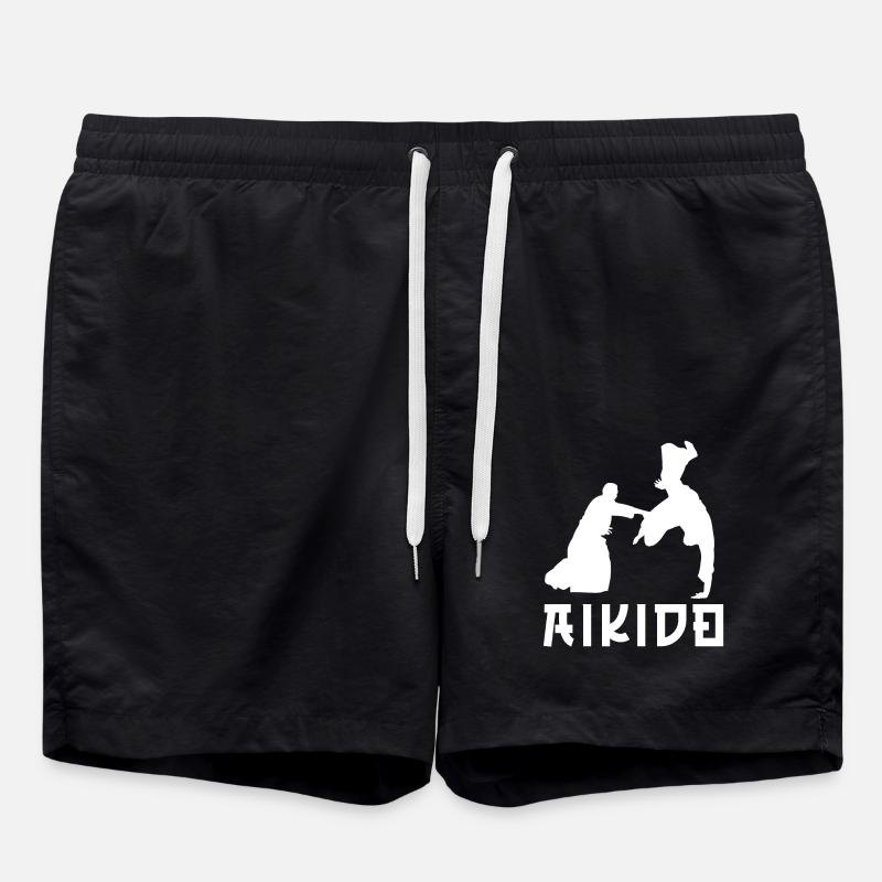 Aikido - Swim Trunks - black
