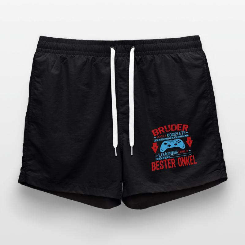 Bruder Level Complete Werdender Onkel Loading Badeshorts