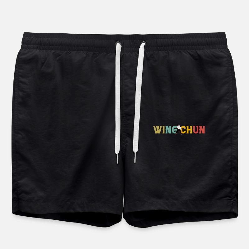 Wing Chun - Swim Trunks - black