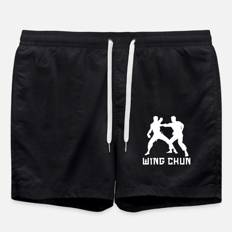Wing Chun - Short de bain - noir