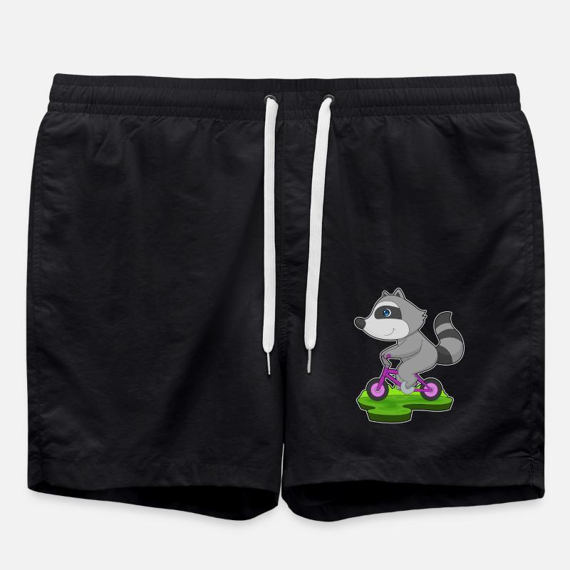 Vélo raton laveur - Short de bain - noir