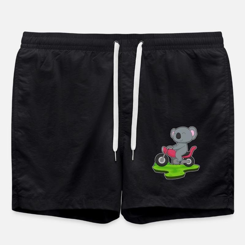 Koala Motorrad - Badeshorts - Schwarz