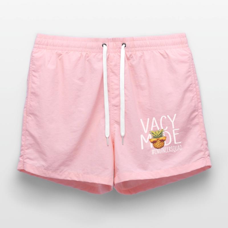 Engineer Vacation Vacy Mode Engineersquad Swim Trunks