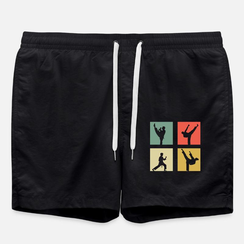 Taekwondo - Kąpielówki - czarny
