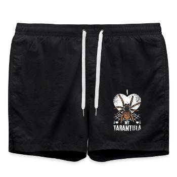 J’aime ma tarentule - Short de bain - noir - Devant - AI Model Male 185 light (185cm)
