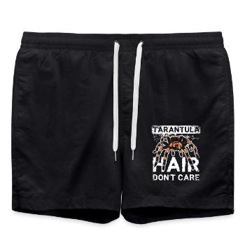 Les cheveux de tarentule ne s’en soucient pas - Short de bain - noir - Devant - AI Model Male 185 light (185cm)