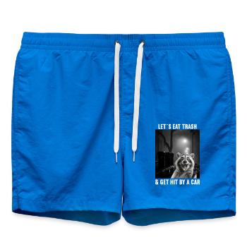 Permet de manger des ordures et de se faire frapper par un raton laveur - Short de bain - cobalt blue - Devant