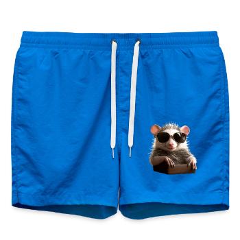 Opossum Opossum Didelphis Cute Opossums Possum - Swim Trunks - cobalt blue - Front