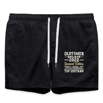 Vintage 2022 meilleur de 2022 - annif 3 ans - Short de bain - noir - Devant - AI Model Male 185 light (185cm)