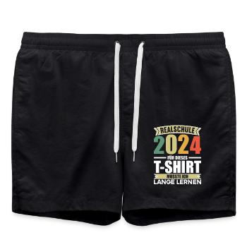 Secondary School Young Girls Secondary School 2024 - Swim Trunks - black - Front - AI Model Male 185 light (185cm)