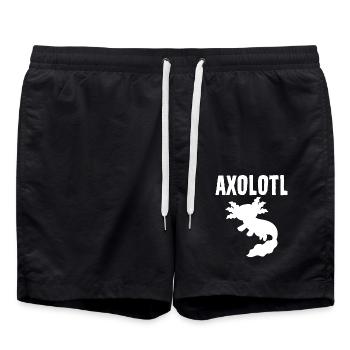 Axolotl - Short de bain - noir - Devant - AI Model Male 185 light (185cm)