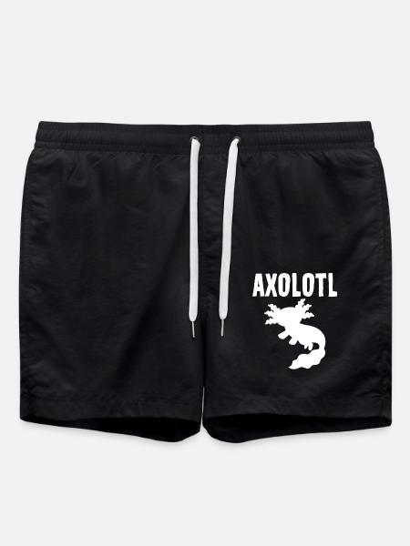 Axolotl - Swim Trunks - black