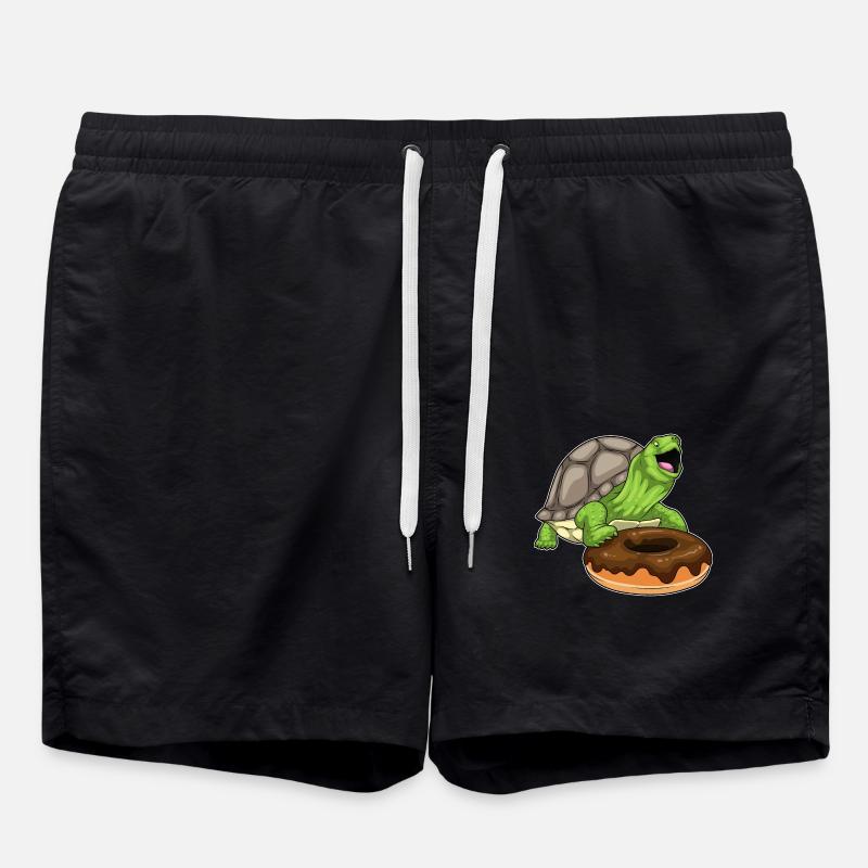 Beignet Tortue - Short de bain - noir