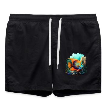 Skalar - Badeshorts - Schwarz - Vorne - AI Model Male 185 light (185cm)