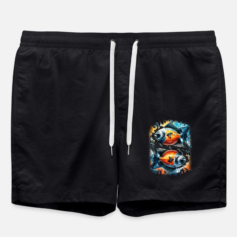 Skalar - Badeshorts - Schwarz