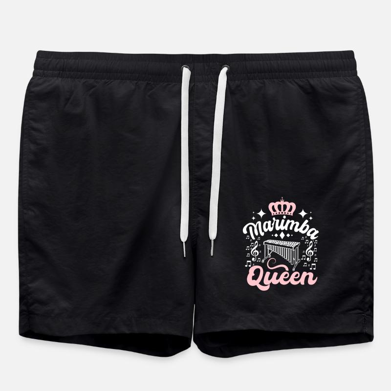 Marimba queen - Badeshorts - Schwarz