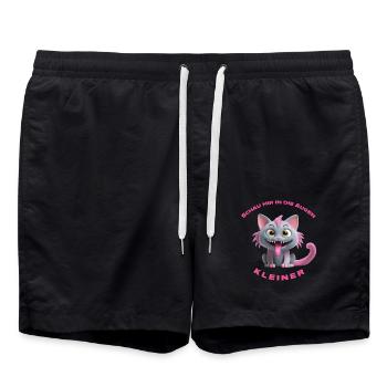 Regarde-moi dans les yeux petit - Short de bain - noir - Devant - AI Model Male 185 light (185cm)