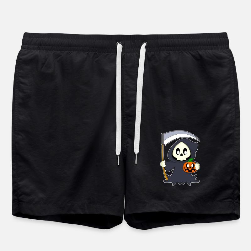 Grim Reaper Faux d’Halloween - Short de bain - noir