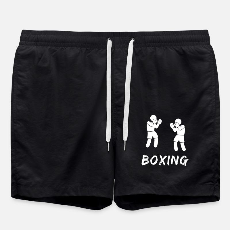 Boxing - Swim Trunks - black