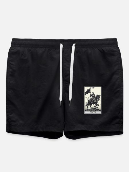 Carte dei Tarocchi Carta dei Tarocchi Morte Morte - Costume a pantaloncino - nero