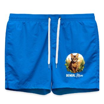 Chat du Bengale Bengalkatze - Short de bain - cobalt blue - Devant