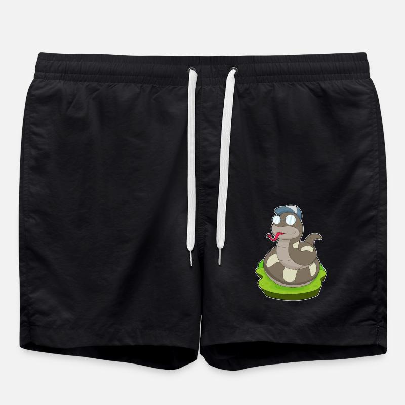 Snake Glasses - Swim Trunks - black