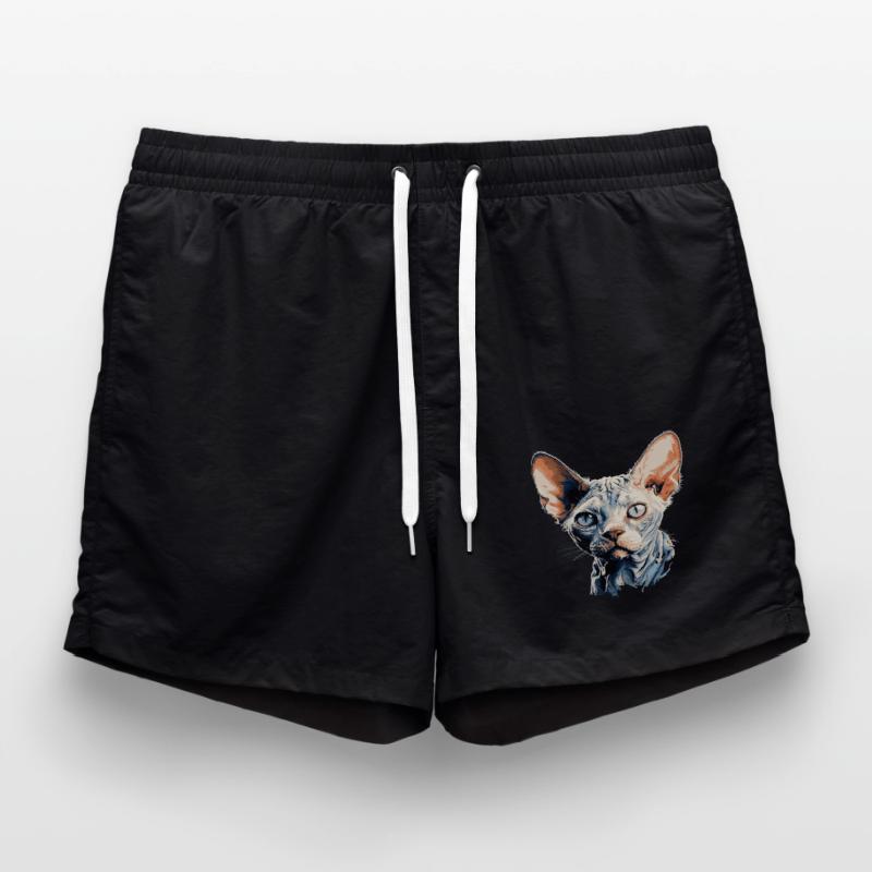 Devon Rex Kätzchen Devon Rex Katze Badeshorts