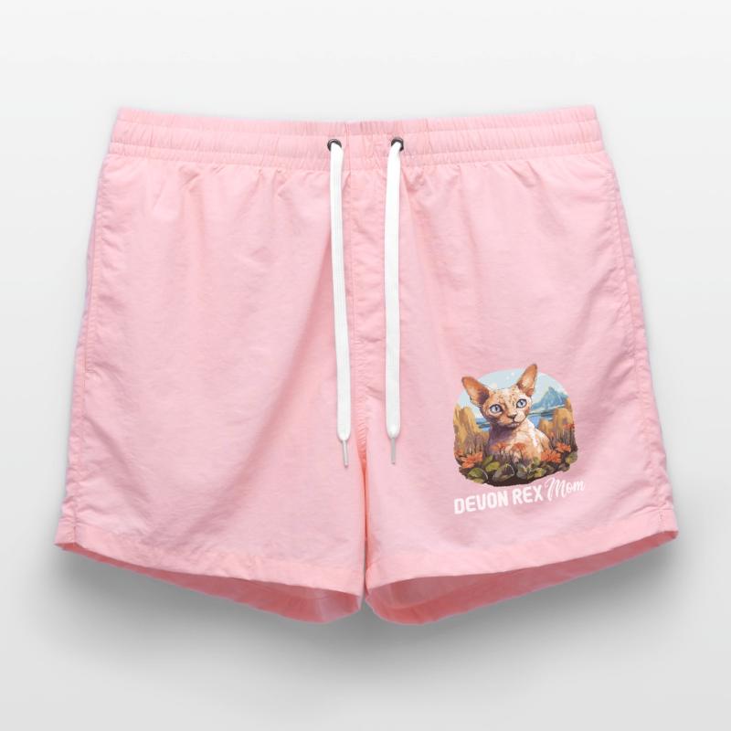 Chaton Devon Rex Chat Devon Rex Short de bain