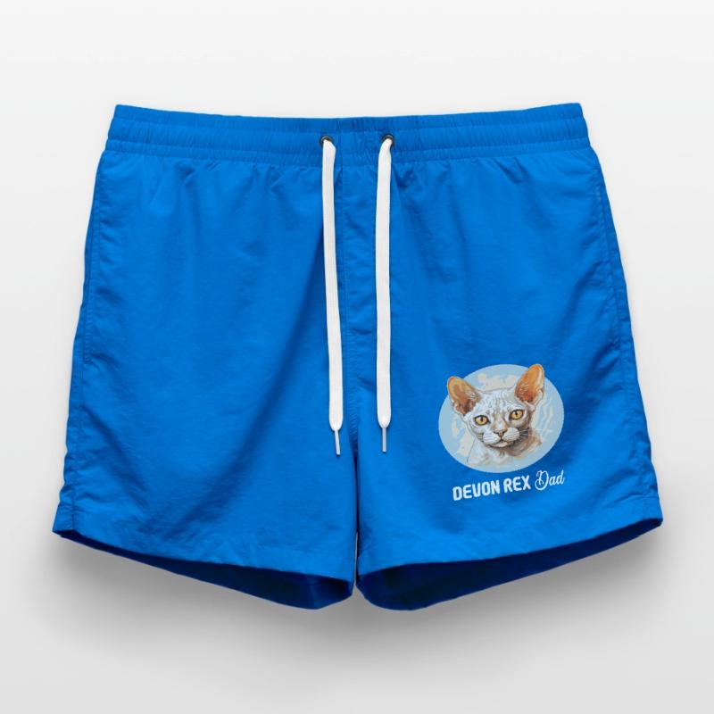 Devon Rex Kätzchen Devon Rex Katze Badeshorts