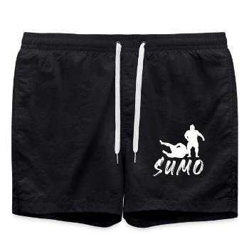 Sumo - Short de bain - noir - Devant - AI Model Male 185 light (185cm)
