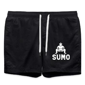 Sumo - Short de bain - noir - Devant - AI Model Male 185 light (185cm)