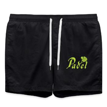 Padel Fun Padel Player Padelist - Short de bain - noir - Devant - AI Model Male 185 light (185cm)