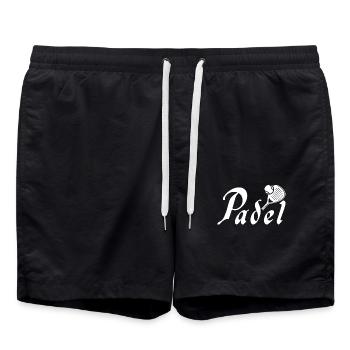 Padel Fun Padel Player Padelist - Short de bain - noir - Devant - AI Model Male 185 light (185cm)