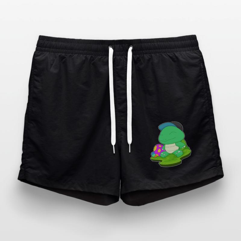 Turtle Easter Easter Eggs Swim Trunks