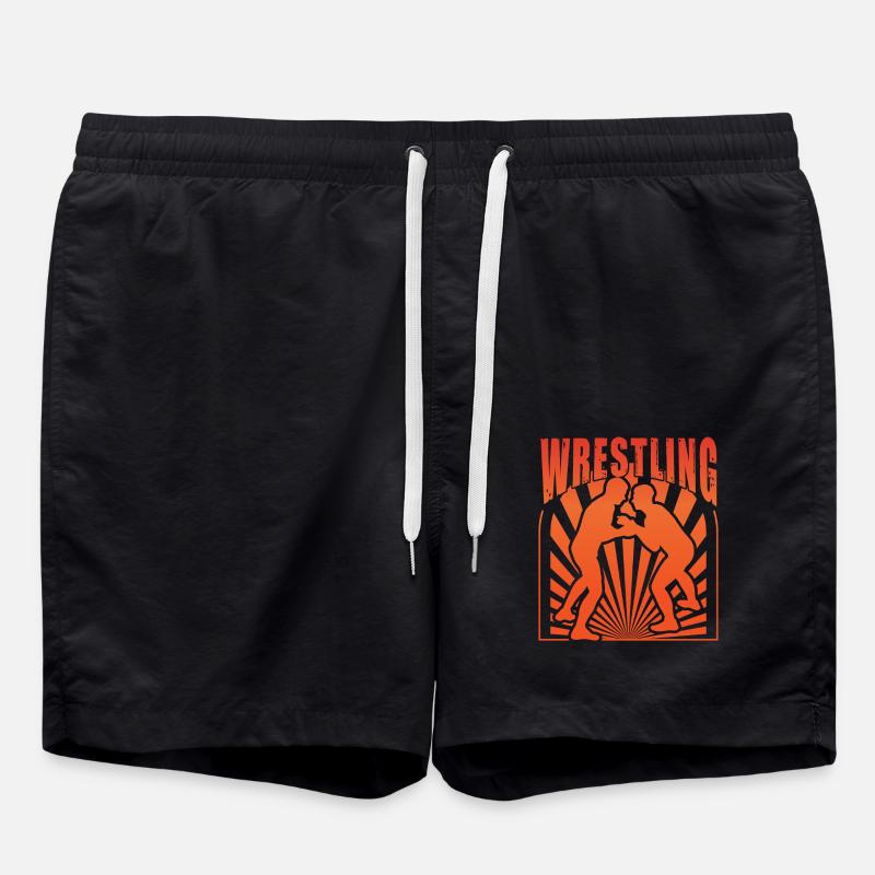 Wrestling - Swim Trunks - black