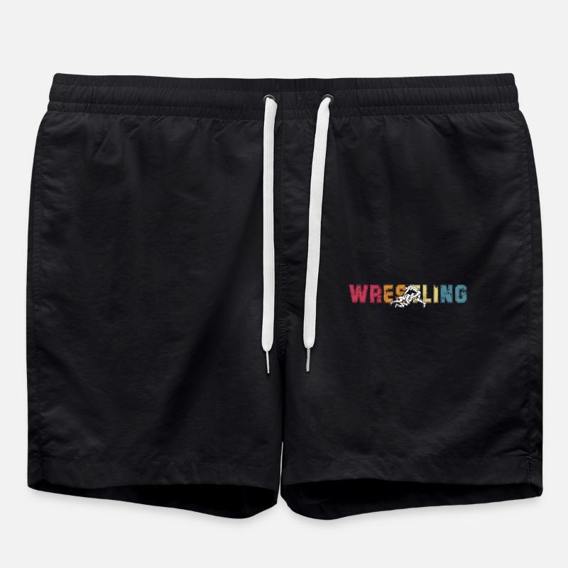 Wrestling - Swim Trunks - black