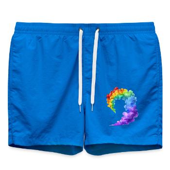 Profil de fumée coloré dans des couleurs vives - Short de bain - cobalt blue - Devant